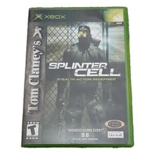 Splinter Cell (Original Xbox) Black Label CIB COMPLETE & TESTED